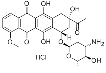 (8S-順式)-8-乙?；?10-[(3-氨基-2,3,6-三去氧-ALPHA-L-阿拉伯吡喃糖基)氧基]-7,8,9,10-四氫-6,8,11-三羥基-1-甲氧基并四苯-5,12-二酮鹽酸鹽