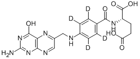 N-[4-[[(2-氨基-1,4-二氫-4-氧代-6-蝶啶)甲基]氨基]苯甲?；?2,3,5,6-D4]-L-谷氨酸