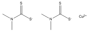 二(二甲基二硫代氨基甲酸)銅